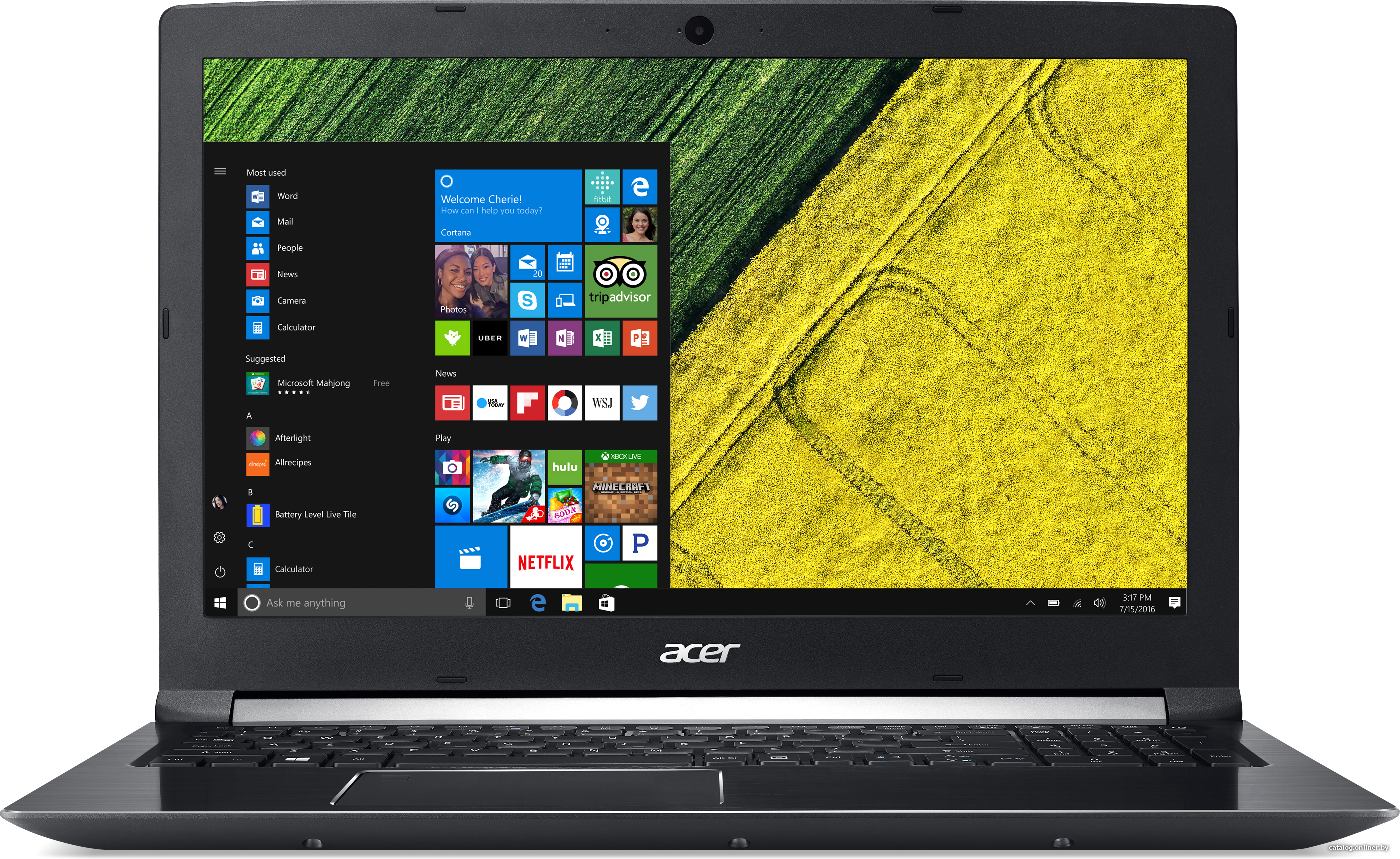 Замена оперативной памяти Acer Aspire 7 A717-71G-72SV