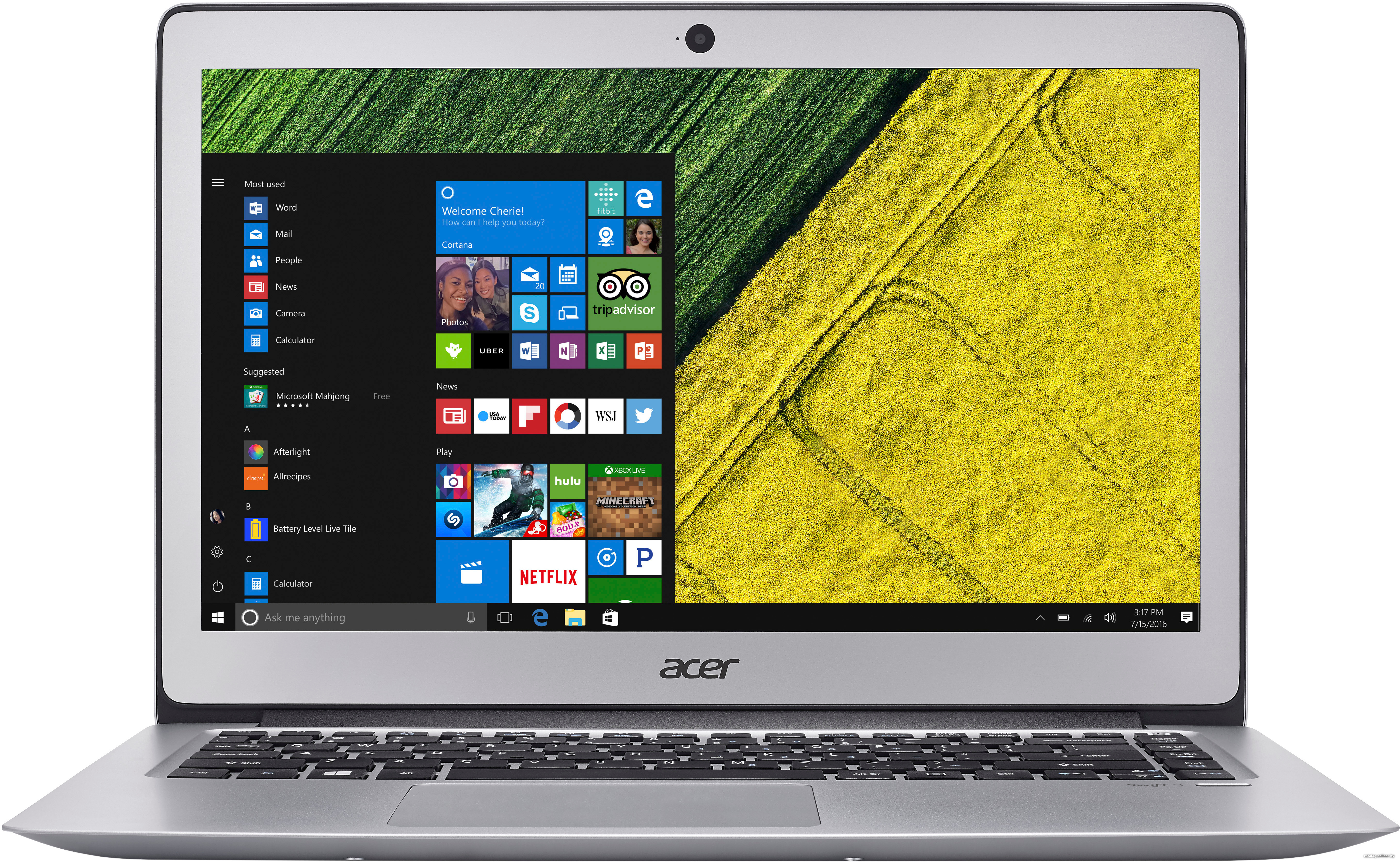 Замена экрана Acer Swift 3 SF314-51-36RE